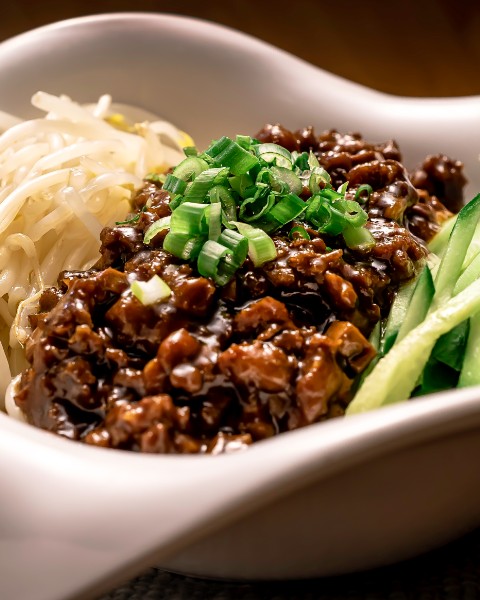 Zhajiang noodles at Din Ding Dumpling House Bay Area