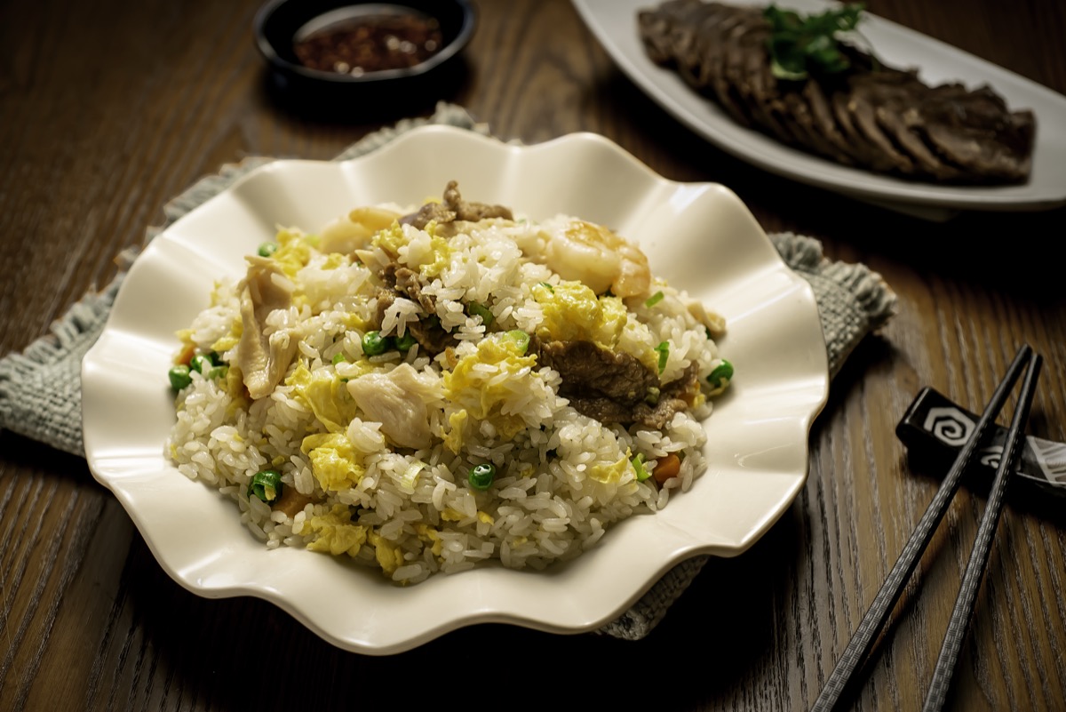 House special fried rice at Din Ding Dumpling House Bay Area