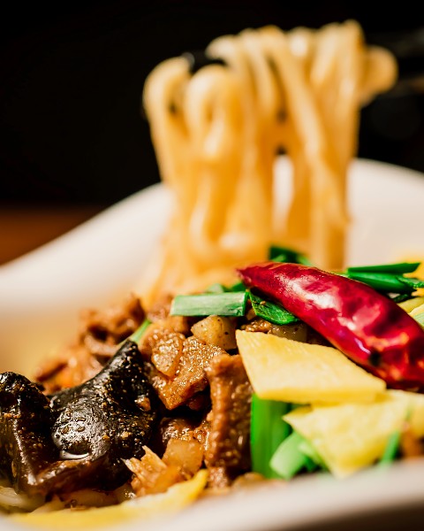 Qishan minced meat noodle at Din Ding Dumpling House