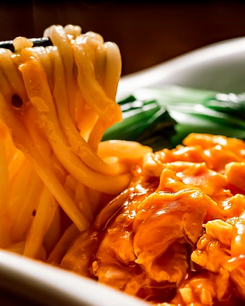 Tomato egg noodle at Din Ding Dumpling House Union City